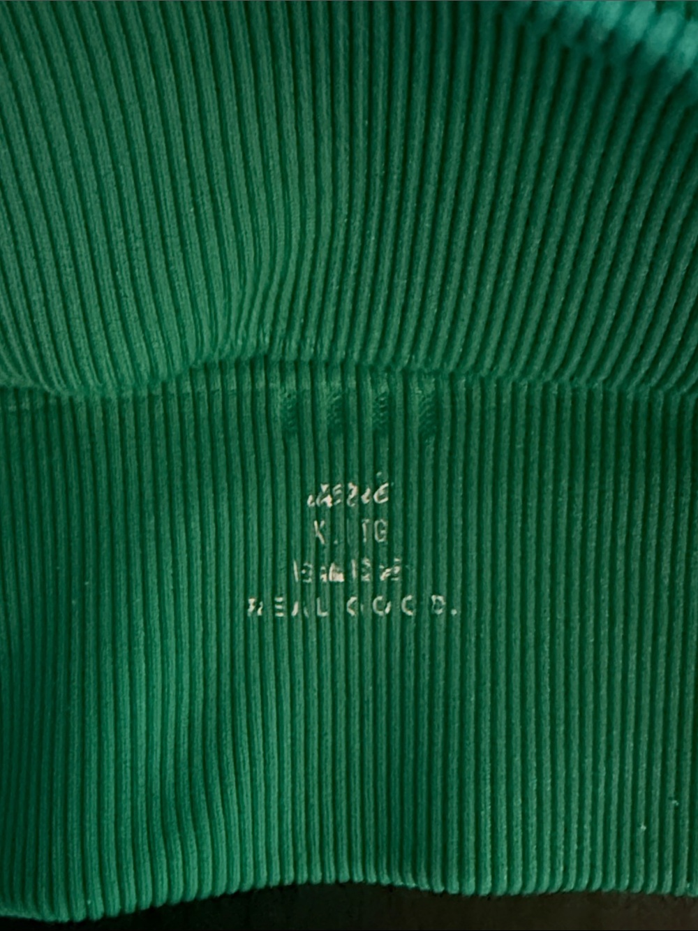 Aerie Ribbed Crisscross Bralette - Beige, Blue & Green - set of 3! - Picture 7 of 7